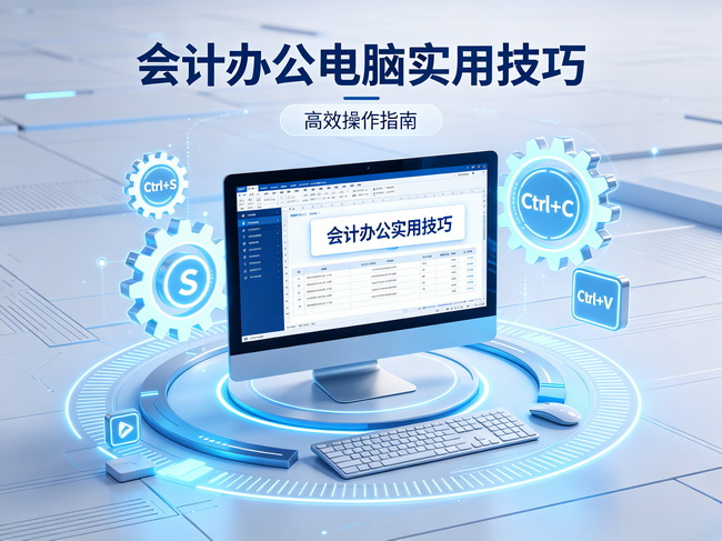 会计办公电脑5个隐藏实用技巧！做账提速、保护账套，新手一看就会
